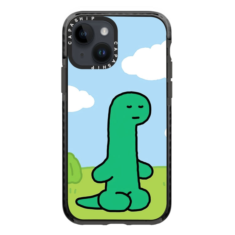Simple Illustration Pattern Full Coverage Phone Case, For iPhone 14 Plus
