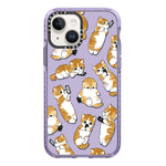 Simple Illustration Pattern Full Coverage Phone Case, For iPhone 14 Plus