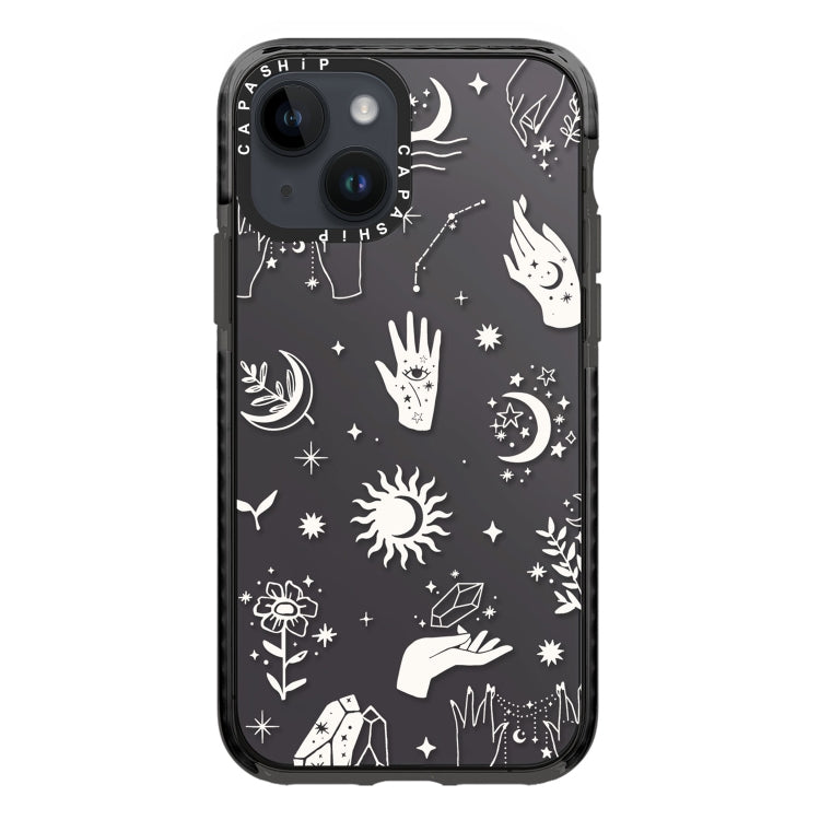 Simple Illustration Pattern Full Coverage Phone Case, For iPhone 15