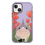 Simple Illustration Pattern Full Coverage Phone Case, For iPhone 15 Plus