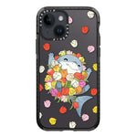Simple Illustration Pattern Full Coverage Phone Case, For iPhone 15 Plus