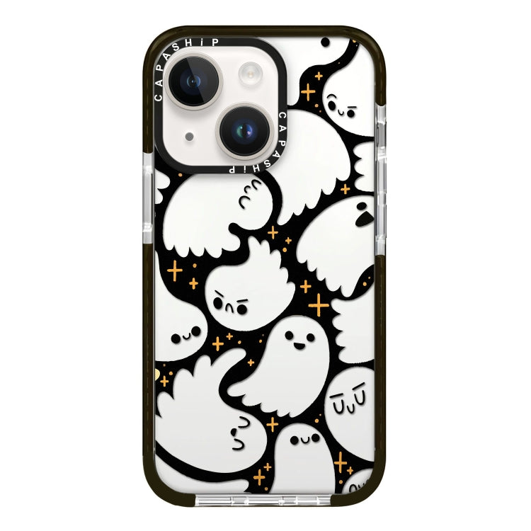 Simple Illustration Pattern Full Coverage Phone Case, For iPhone 15 Plus
