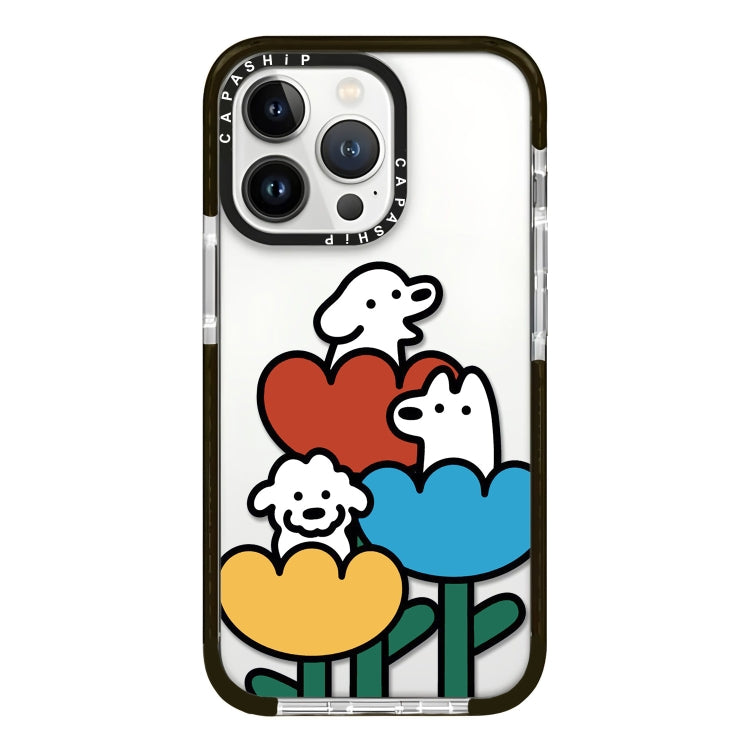 Simple Illustration Pattern Full Coverage Phone Case, For iPhone 15 Pro Max