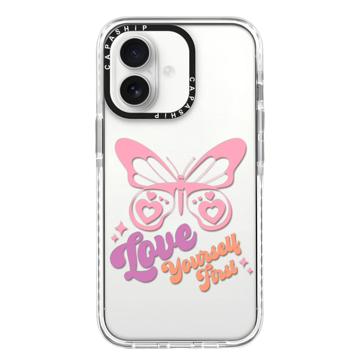 Simple Illustration Pattern Full Coverage Phone Case, For iPhone 16 Plus