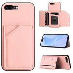 Handyhülle mit vier Kartenfächern und Handschlaufe, für iPhone 12 mini, für iPhone 11 Pro Max, für iPhone 11, für iPhone 11 Pro, für iPhone X / XS, für iPhone XR, für iPhone XS Max, für iPhone 7 Plus / 8 Plus