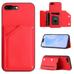 Handyhülle mit vier Kartenfächern und Handschlaufe, für iPhone 12 mini, für iPhone 11 Pro Max, für iPhone 11, für iPhone 11 Pro, für iPhone X / XS, für iPhone XR, für iPhone XS Max, für iPhone 7 Plus / 8 Plus