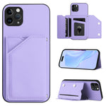 Handyhülle mit vier Kartenfächern und Handschlaufe, für iPhone 12 mini, für iPhone 11 Pro Max, für iPhone 11, für iPhone 11 Pro, für iPhone X / XS, für iPhone XR, für iPhone XS Max, für iPhone 7 Plus / 8 Plus