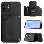 Handyhülle mit vier Kartenfächern und Handschlaufe, für iPhone 7 / 8 / SE 2020 2022, für iPhone 13 Pro Max, für iPhone 13 Pro, für iPhone 13, für iPhone 13 mini, für iPhone 12, für iPhone 12 Pro Max, für iPhone 12 Pro
