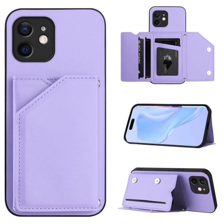 Handyhülle mit vier Kartenfächern und Handschlaufe, für iPhone 7 / 8 / SE 2020 2022, für iPhone 13 Pro Max, für iPhone 13 Pro, für iPhone 13, für iPhone 13 mini, für iPhone 12, für iPhone 12 Pro Max, für iPhone 12 Pro