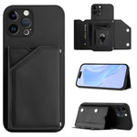 Handyhülle mit vier Kartenfächern und Handschlaufe, für iPhone 7 / 8 / SE 2020 2022, für iPhone 13 Pro Max, für iPhone 13 Pro, für iPhone 13, für iPhone 13 mini, für iPhone 12, für iPhone 12 Pro Max, für iPhone 12 Pro
