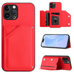 Handyhülle mit vier Kartenfächern und Handschlaufe, für iPhone 7 / 8 / SE 2020 2022, für iPhone 13 Pro Max, für iPhone 13 Pro, für iPhone 13, für iPhone 13 mini, für iPhone 12, für iPhone 12 Pro Max, für iPhone 12 Pro