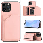 Handyhülle mit vier Kartenfächern und Handschlaufe, für iPhone 7 / 8 / SE 2020 2022, für iPhone 13 Pro Max, für iPhone 13 Pro, für iPhone 13, für iPhone 13 mini, für iPhone 12, für iPhone 12 Pro Max, für iPhone 12 Pro