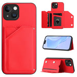 Handyhülle mit vier Kartenfächern und Handschlaufe, für iPhone 7 / 8 / SE 2020 2022, für iPhone 13 Pro Max, für iPhone 13 Pro, für iPhone 13, für iPhone 13 mini, für iPhone 12, für iPhone 12 Pro Max, für iPhone 12 Pro