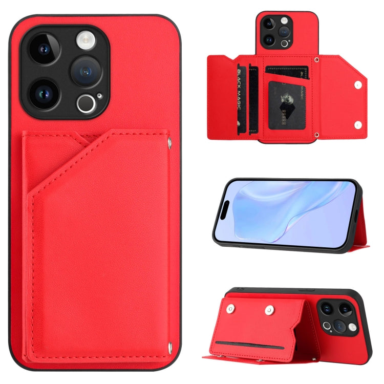 Handyhülle mit vier Kartenfächern und Handschlaufe, für iPhone 7 / 8 / SE 2020 2022, für iPhone 13 Pro Max, für iPhone 13 Pro, für iPhone 13, für iPhone 13 mini, für iPhone 12, für iPhone 12 Pro Max, für iPhone 12 Pro