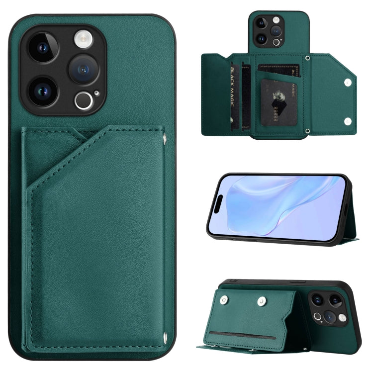 Handyhülle mit vier Kartenfächern und Handschlaufe, für iPhone 7 / 8 / SE 2020 2022, für iPhone 13 Pro Max, für iPhone 13 Pro, für iPhone 13, für iPhone 13 mini, für iPhone 12, für iPhone 12 Pro Max, für iPhone 12 Pro