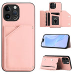 Handyhülle mit vier Kartenfächern und Handschlaufe, für iPhone 7 / 8 / SE 2020 2022, für iPhone 13 Pro Max, für iPhone 13 Pro, für iPhone 13, für iPhone 13 mini, für iPhone 12, für iPhone 12 Pro Max, für iPhone 12 Pro