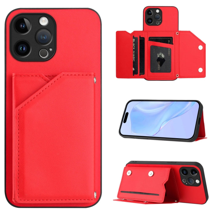 Handyhülle mit vier Kartenfächern und Handschlaufe, für iPhone 7 / 8 / SE 2020 2022, für iPhone 13 Pro Max, für iPhone 13 Pro, für iPhone 13, für iPhone 13 mini, für iPhone 12, für iPhone 12 Pro Max, für iPhone 12 Pro
