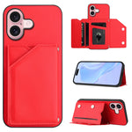 Handyhülle mit vier Kartenfächern und Handschlaufe mit Lederhaptik, Für iPhone 17 Pro Max, Für iPhone 17 Pro, Für iPhone 17, Für iPhone Air, Für iPhone 16 Pro Max, Für iPhone 16 Pro, Für iPhone 16 Plus, Für iPhone 16