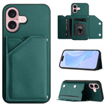 Handyhülle mit vier Kartenfächern und Handschlaufe mit Lederhaptik, Für iPhone 17 Pro Max, Für iPhone 17 Pro, Für iPhone 17, Für iPhone Air, Für iPhone 16 Pro Max, Für iPhone 16 Pro, Für iPhone 16 Plus, Für iPhone 16