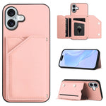 Handyhülle mit vier Kartenfächern und Handschlaufe mit Lederhaptik, Für iPhone 17 Pro Max, Für iPhone 17 Pro, Für iPhone 17, Für iPhone Air, Für iPhone 16 Pro Max, Für iPhone 16 Pro, Für iPhone 16 Plus, Für iPhone 16