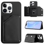 Handyhülle mit vier Kartenfächern und Handschlaufe mit Lederhaptik, Für iPhone 17 Pro Max, Für iPhone 17 Pro, Für iPhone 17, Für iPhone Air, Für iPhone 16 Pro Max, Für iPhone 16 Pro, Für iPhone 16 Plus, Für iPhone 16