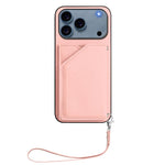Handyhülle mit vier Kartenfächern und Handschlaufe mit Lederhaptik, Für iPhone 17 Pro Max, Für iPhone 17 Pro, Für iPhone 17, Für iPhone Air, Für iPhone 16 Pro Max, Für iPhone 16 Pro, Für iPhone 16 Plus, Für iPhone 16