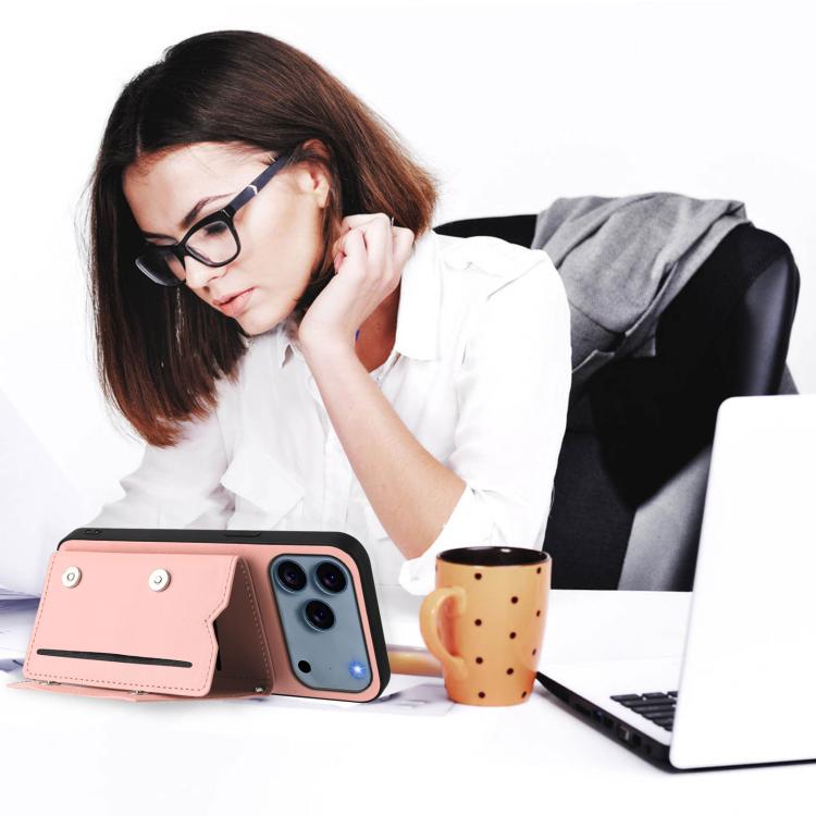 Handyhülle mit vier Kartenfächern und Handschlaufe mit Lederhaptik, Für iPhone 17 Pro Max, Für iPhone 17 Pro, Für iPhone 17, Für iPhone Air, Für iPhone 16 Pro Max, Für iPhone 16 Pro, Für iPhone 16 Plus, Für iPhone 16