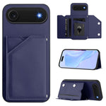 Handyhülle mit vier Kartenfächern und Handschlaufe mit Lederhaptik, Für iPhone 17 Pro Max, Für iPhone 17 Pro, Für iPhone 17, Für iPhone Air, Für iPhone 16 Pro Max, Für iPhone 16 Pro, Für iPhone 16 Plus, Für iPhone 16