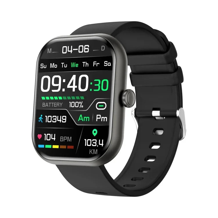 ZW65 2,01 Zoll Fitness-Smartwatch, Blutsauerstoff-/Blutdruck-/Herzfrequenzmessung