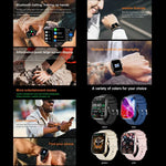 ZW65 2,01 Zoll Fitness-Smartwatch, Blutsauerstoff-/Blutdruck-/Herzfrequenzmessung