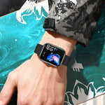 ZW65 2,01 Zoll Fitness-Smartwatch, Blutsauerstoff-/Blutdruck-/Herzfrequenzmessung