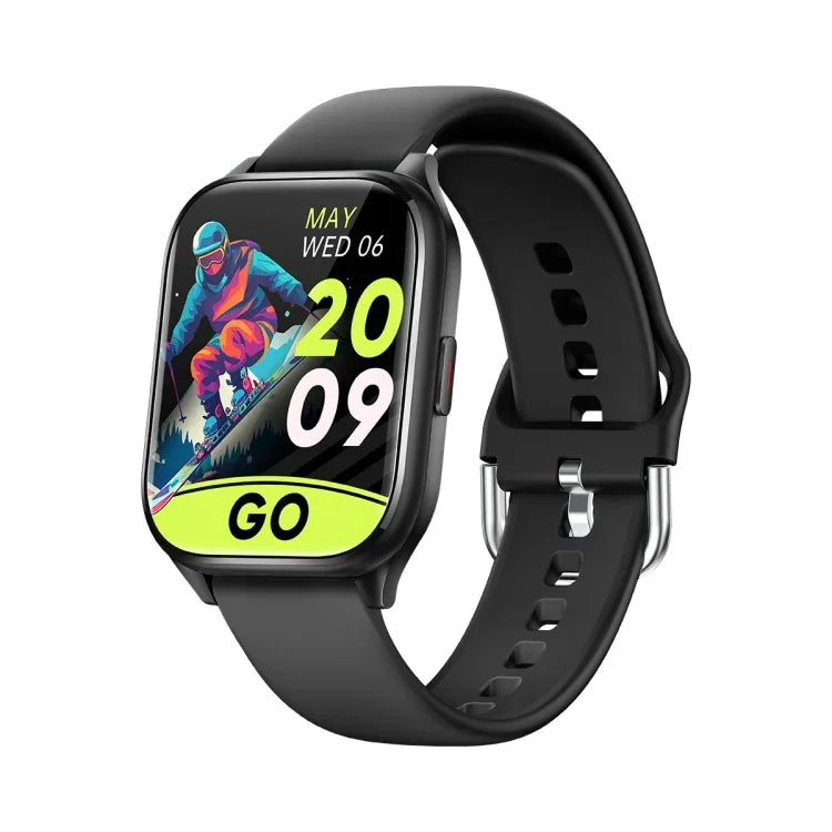 KT73S Smartwatch mit 1,85 Zoll quadratischem Display, Bluetooth-Anruffunktion, Herzfrequenz-, Blutdruck-, Blutsauerstoff-, gynäkologischer und Schlafüberwachung