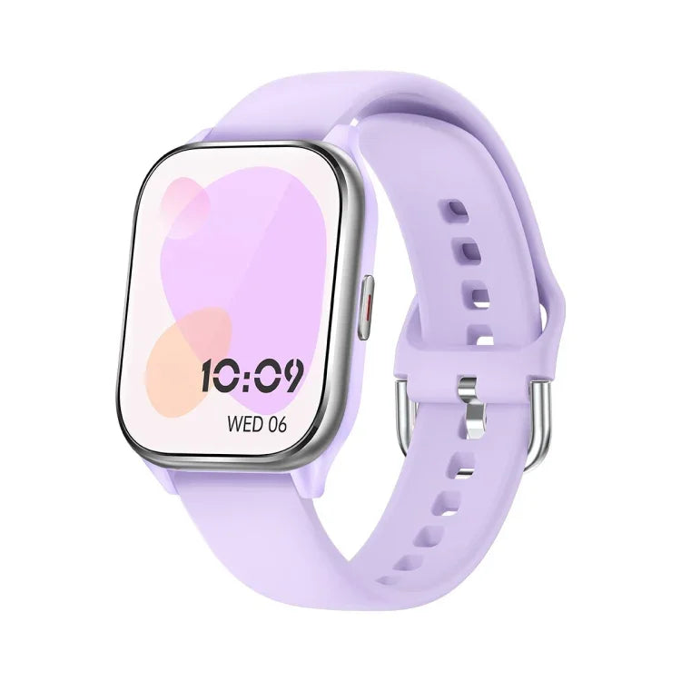 KT73S Smartwatch mit 1,85 Zoll quadratischem Display, Bluetooth-Anruffunktion, Herzfrequenz-, Blutdruck-, Blutsauerstoff-, gynäkologischer und Schlafüberwachung