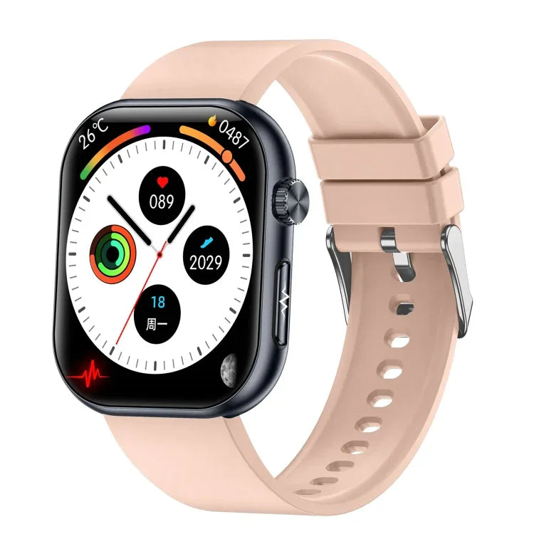 ET587 Smartwatch mit 1,95-Zoll-AMOLED-Bildschirm, EKG-Funktion (Elektrokardiogramm) und Blutzuckermessung