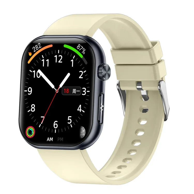 ET587 Smartwatch mit 1,95-Zoll-AMOLED-Bildschirm, EKG-Funktion (Elektrokardiogramm) und Blutzuckermessung