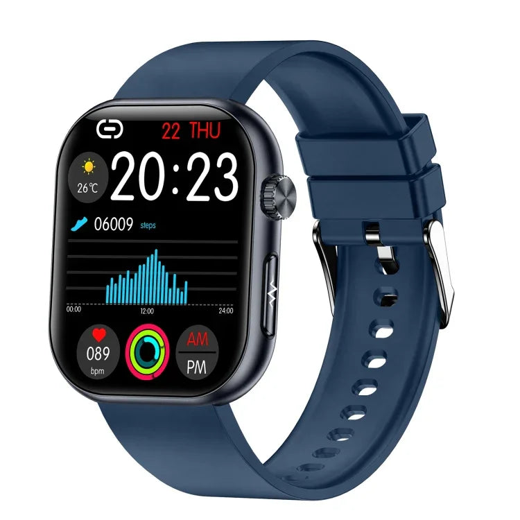 ET587 Smartwatch mit 1,95-Zoll-AMOLED-Bildschirm, EKG-Funktion (Elektrokardiogramm) und Blutzuckermessung
