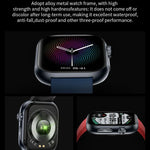 ET587 Smartwatch mit 1,95-Zoll-AMOLED-Bildschirm, EKG-Funktion (Elektrokardiogramm) und Blutzuckermessung