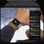 ET587 Smartwatch mit 1,95-Zoll-AMOLED-Bildschirm, EKG-Funktion (Elektrokardiogramm) und Blutzuckermessung