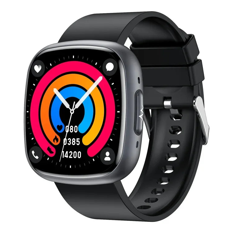 ET593 Smartwatch mit 1,75 Zoll IPS-Quadratbildschirm, EKG-Elektrokardiogramm-/Blutzuckermessung