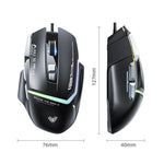 AULA S12 Pro 12800DPI Kabelgebundene RGB Gaming-Maus