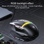 AULA S12 Pro 12800DPI Kabelgebundene RGB Gaming-Maus