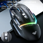 AULA S12 Pro 12800DPI Kabelgebundene RGB Gaming-Maus
