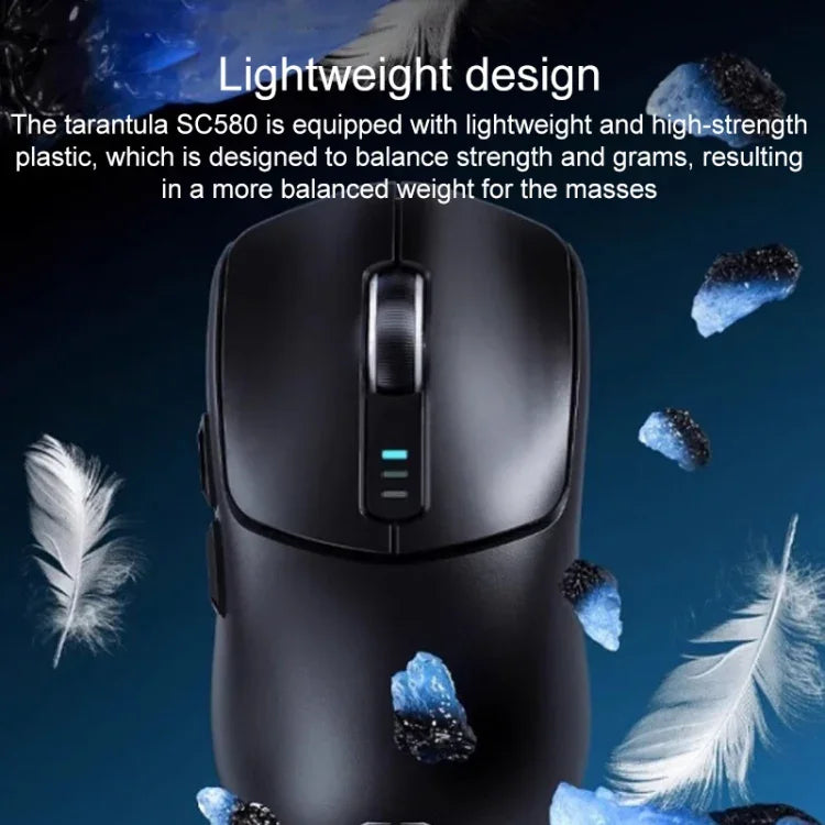 AULA SC580 10000DPI Kabelgebundene/2.4G/Bluetooth Drei-Modus Gaming Funkmaus