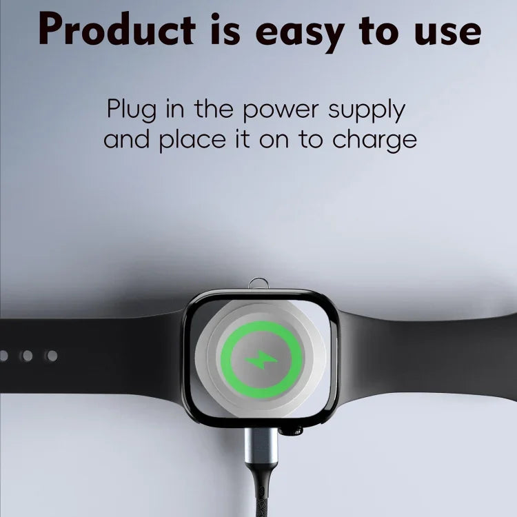 4-in-1 Tragbare Smartwatch mit magnetischem kabellosem Ladegerät