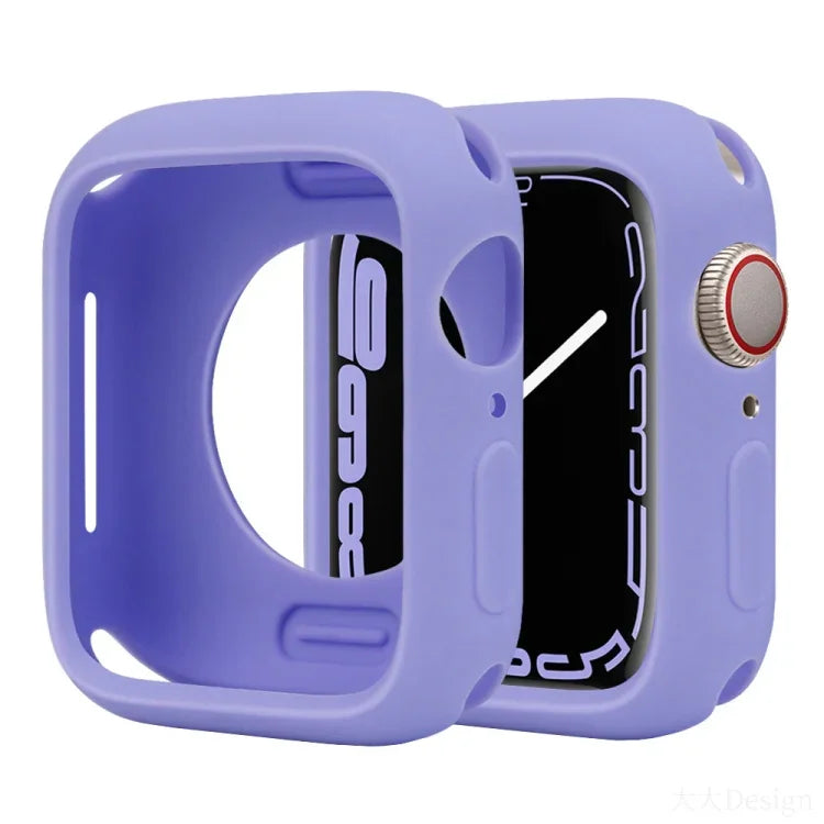 Candy Silikon-Schutzhülle mit halber Abdeckung für Apple Watch Series 41 mm