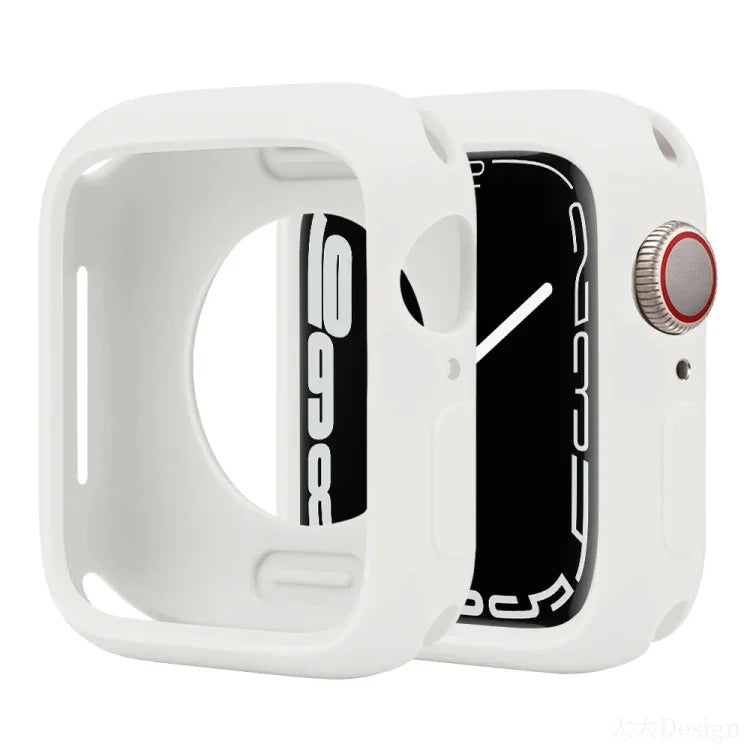Candy Silikon-Schutzhülle mit halber Abdeckung für Apple Watch Series 41 mm