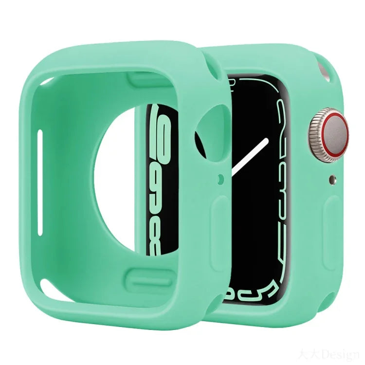 Candy Silikon-Schutzhülle mit halber Abdeckung für Apple Watch Series 41 mm