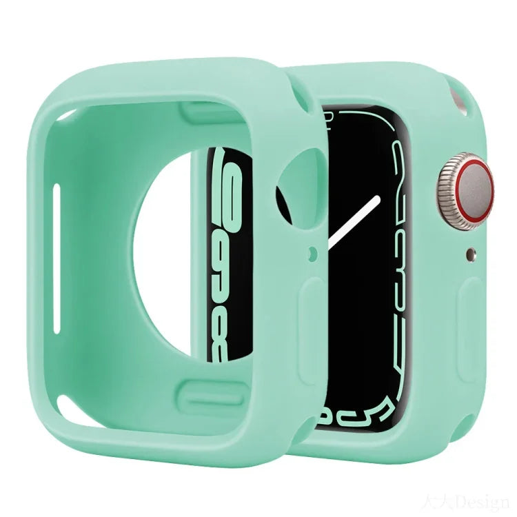 Candy Silikon-Schutzhülle mit halber Abdeckung für Apple Watch Series 41 mm