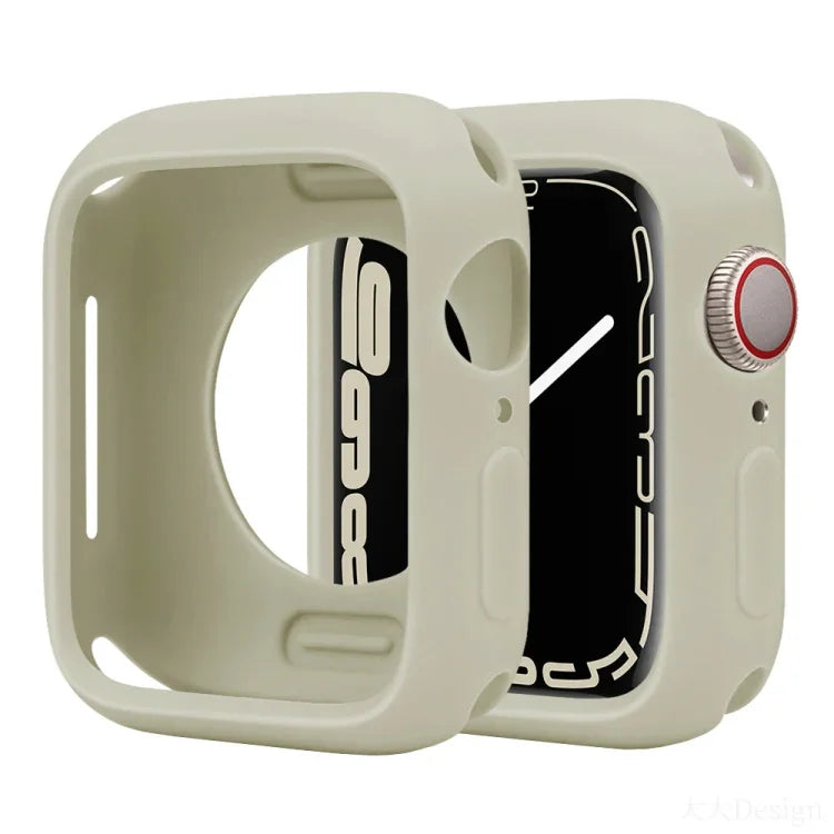 Candy Silikon-Schutzhülle mit halber Abdeckung für Apple Watch Series 41 mm
