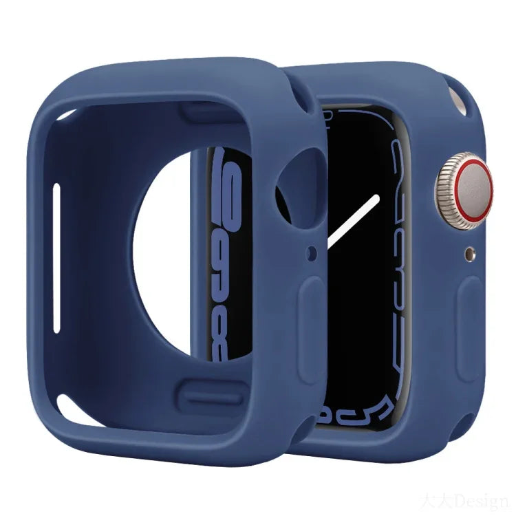Candy Silikon-Schutzhülle mit halber Abdeckung für Apple Watch Series 41 mm